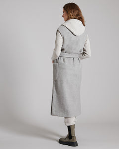 Cashmere fleece sleeveless outerwear