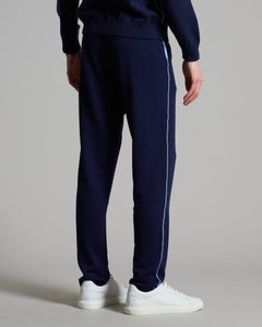 Navy Blue kid cashmere jogging pants