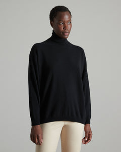 Black Kid Cashmere turtleneck sweater